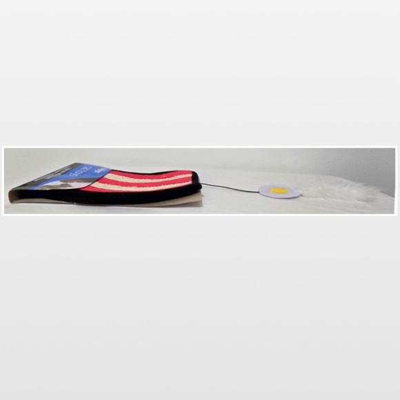 New Cat Toy Scratcher Bacon Me Crazy Floor Door Mat Eggs Feather Catnip NWT - Picture 9 of 16